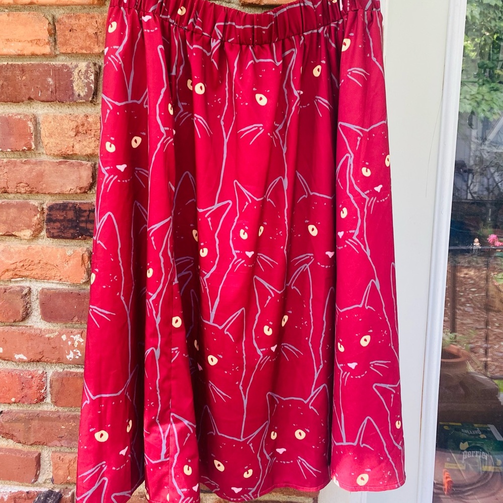 🐱Shein - Midiii Cat skirt🐱